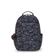 KIPLING Large Backpack with Separate Laptop Compartment Unisex Jungle Fun Race Seoul College