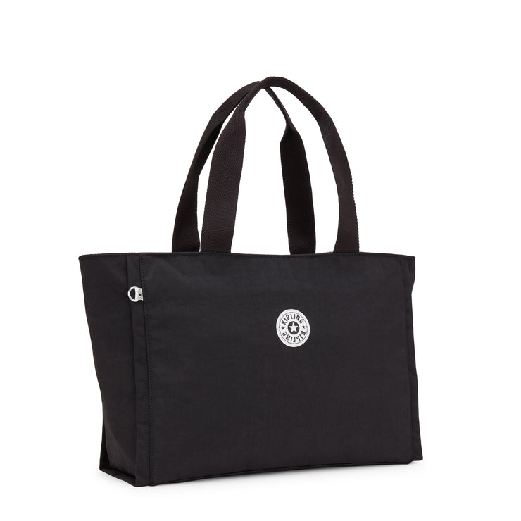 KIPLING-Nalo-Large Tote with Zipped Main Compartment-K Valley Black-I7988-X86