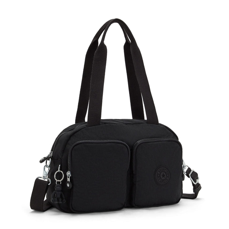 KIPLING-COOL DEFEA-Medium shoulderbag (with removable shoulderstrap)-Black Noir-I2849-P39 - I2849-P39