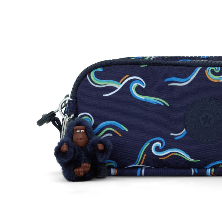 Kipling Pen Case Unisex Fun Ocean Print Gitroy