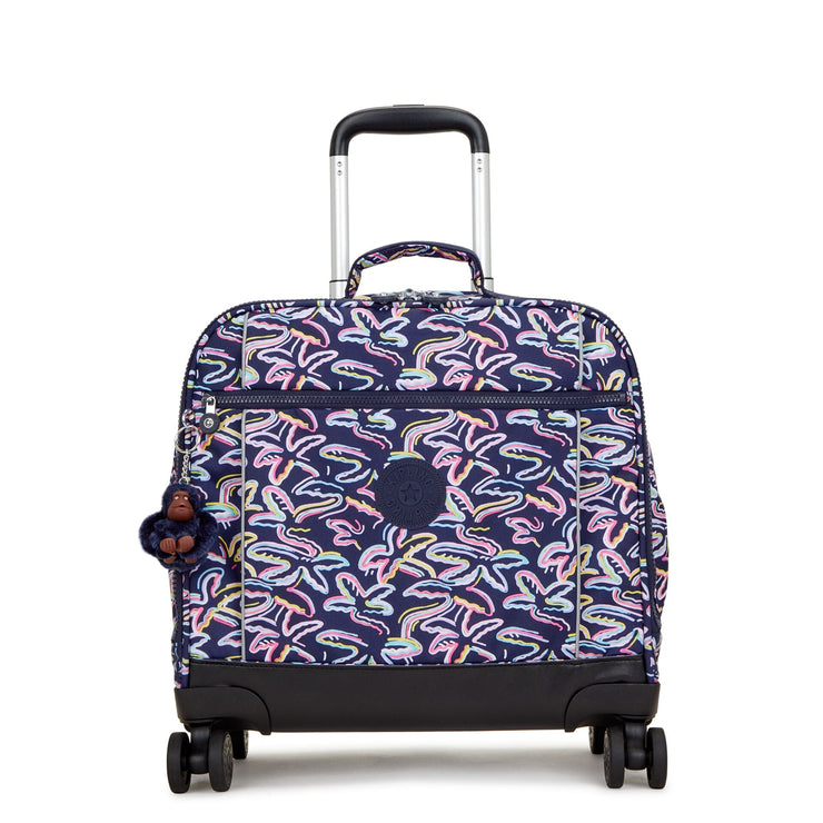 KIPLING Large wheeled bag Female Palm Fiesta Print New Storia