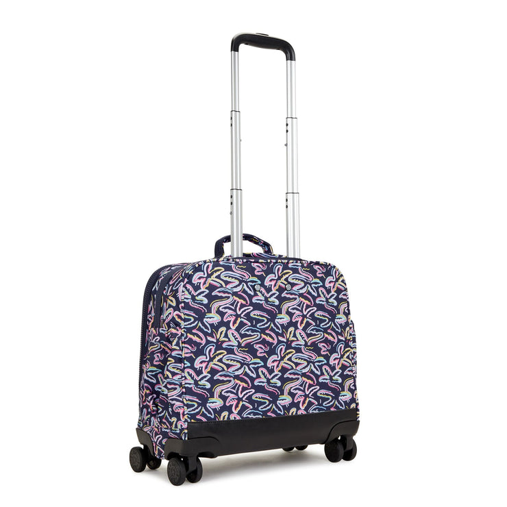 Kipling Large Wheeled Bag Female Palm Fiesta Print New Storia