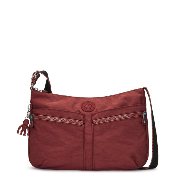 KIPLING-Izellah-Medium Crossbody-Flaring Rust-02144-A1N