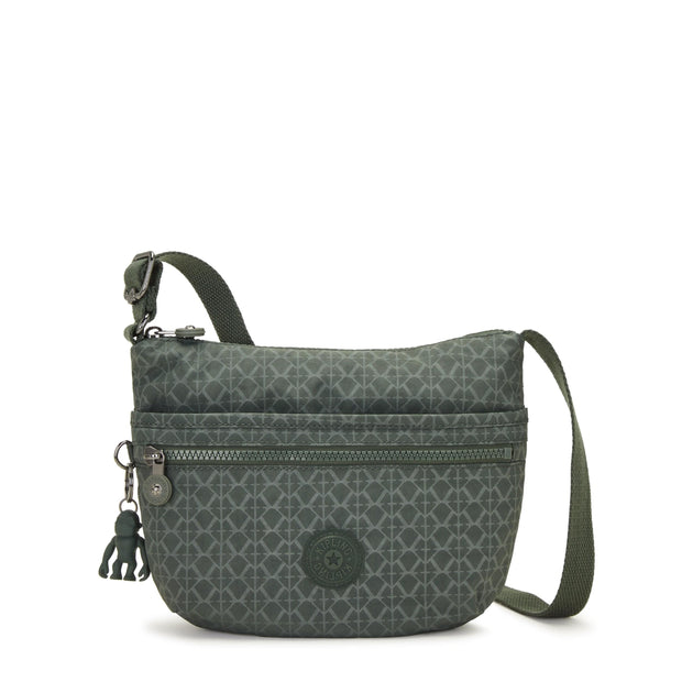 KIPLING-Arto S-Small Crossbody-Sign Green Embosse-10146-F6C