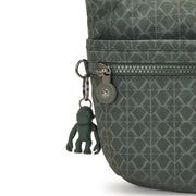 Kipling-Arto S-Small Crossbody-Sign Green Embosse-10146-F6C