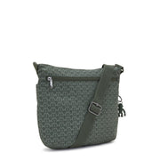 Kipling-Arto-Medium Crossbody-Sign Green Embosse-10878-F6C