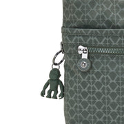 Kipling-Arto-Medium Crossbody-Sign Green Embosse-10878-F6C