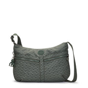 KIPLING-Izellah-Medium Crossbody-Sign Green Embosse-12592-F6C