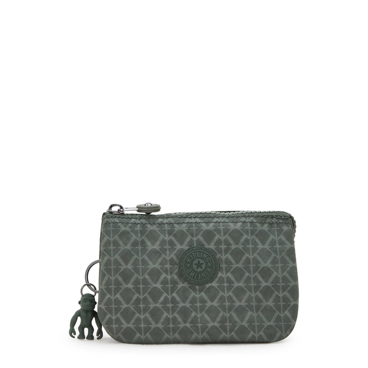 KIPLING-Creativity S-Small Purse-Sign Green Embosse-15205-F6C