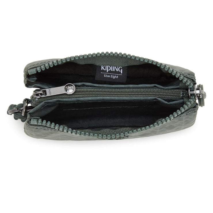 Kipling-Creativity S-Small Purse-Sign Green Embosse-15205-F6C