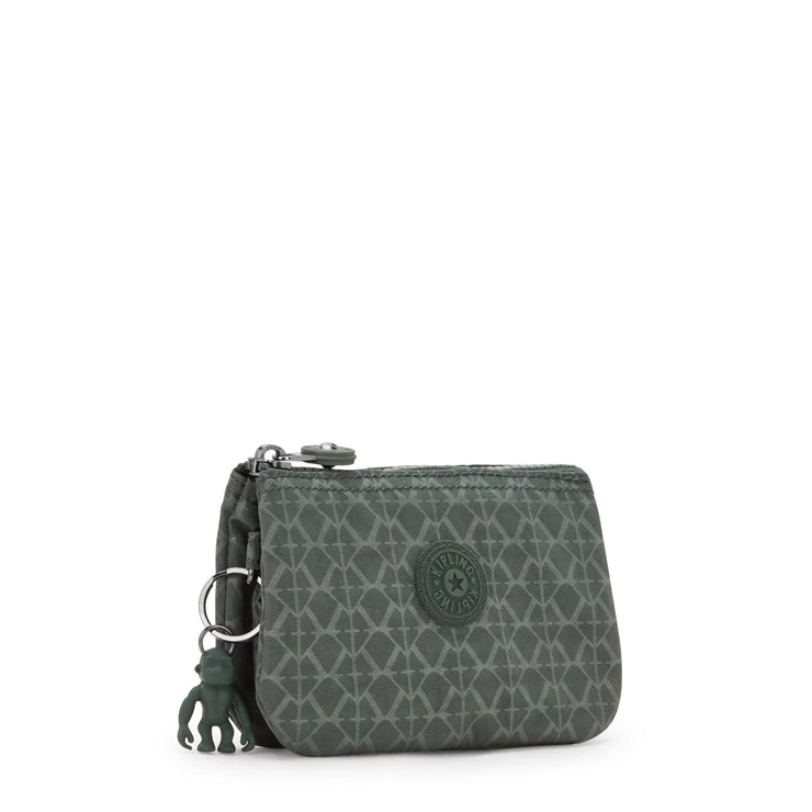 Kipling-Creativity S-Small Purse-Sign Green Embosse-15205-F6C