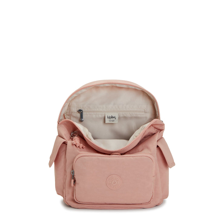 Kipling-City Pack S-Small Backpack-Tender Rose-15635-D8E