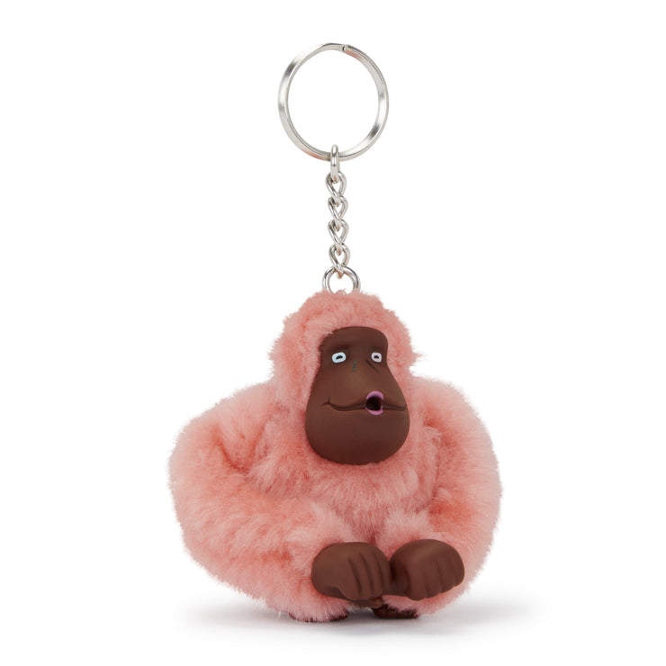 Kipling Medium Monkey Keyhangers Female Pastel Blush Monkeyclip M Single