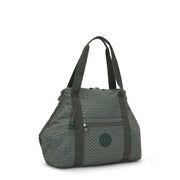 Kipling-Art M-Large Tote-Sign Green Embosse-25748-F6C