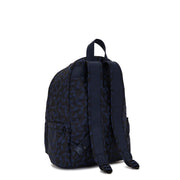Kipling-Delia-Medium Backpack-Endless Navy Jacquard-I3149-3Qa