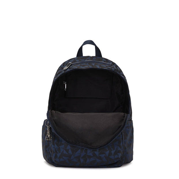 Kipling-Delia-Medium Backpack-Endless Navy Jacquard-I3149-3Qa