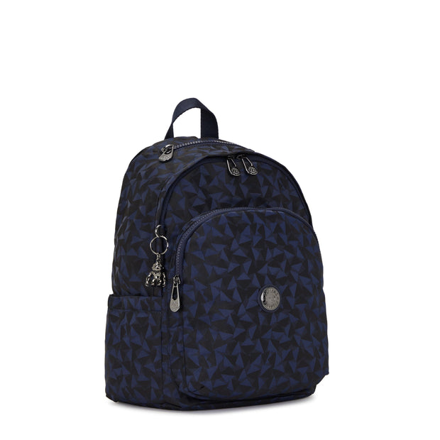 Kipling-Delia-Medium Backpack-Endless Navy Jacquard-I3149-3Qa