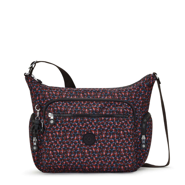 KIPLING-Gabbie-Medium Crossbody-Happy Squares-I3186-B3X