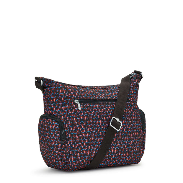 Kipling-Gabbie-Medium Crossbody-Happy Squares-I3186-B3X