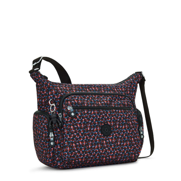 Kipling-Gabbie-Medium Crossbody-Happy Squares-I3186-B3X