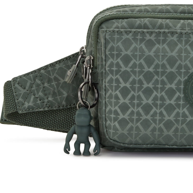 Kipling-Abanu Multi-Small Crossbody Convertible To Waistbag (With Removable Straps)-Sign Green Embosse-I3492-F6C