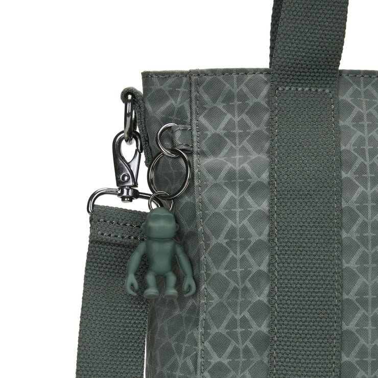 Kipling-Asseni Mini-Small Tote (With Removable Shoulderstrap)-Sign Green Embosse-I3572-F6C