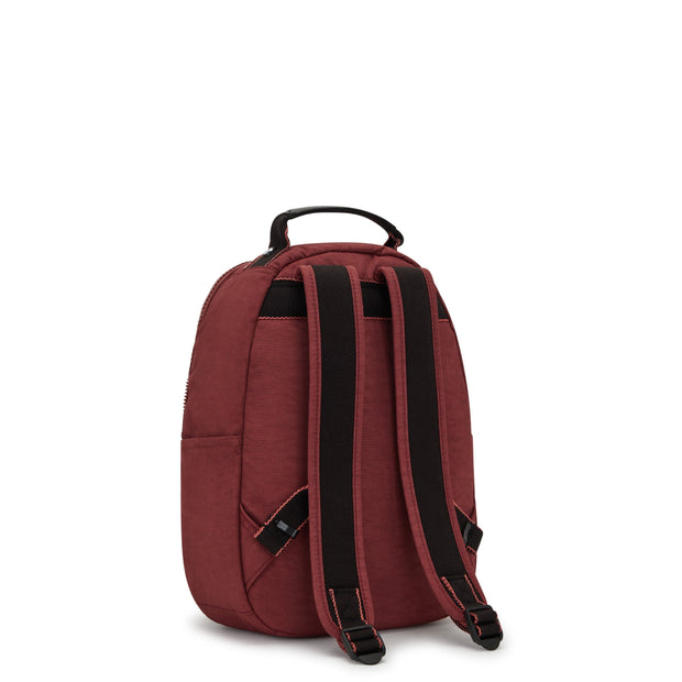 Kipling-Seoul S-Small Backpack (With Laptop Protection)-Flaring Rust-I4082-A1N