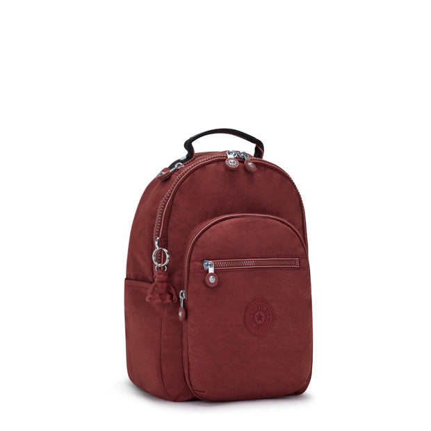 Kipling-Seoul S-Small Backpack (With Laptop Protection)-Flaring Rust-I4082-A1N