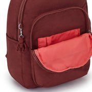 Kipling-Seoul S-Small Backpack (With Laptop Protection)-Flaring Rust-I4082-A1N