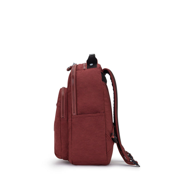 Kipling-Seoul S-Small Backpack (With Laptop Protection)-Flaring Rust-I4082-A1N