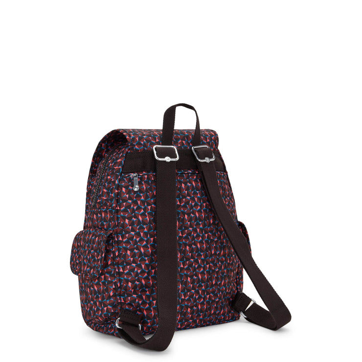 Kipling-City Pack S-Small Backpack-Happy Squares-I4581-B3X