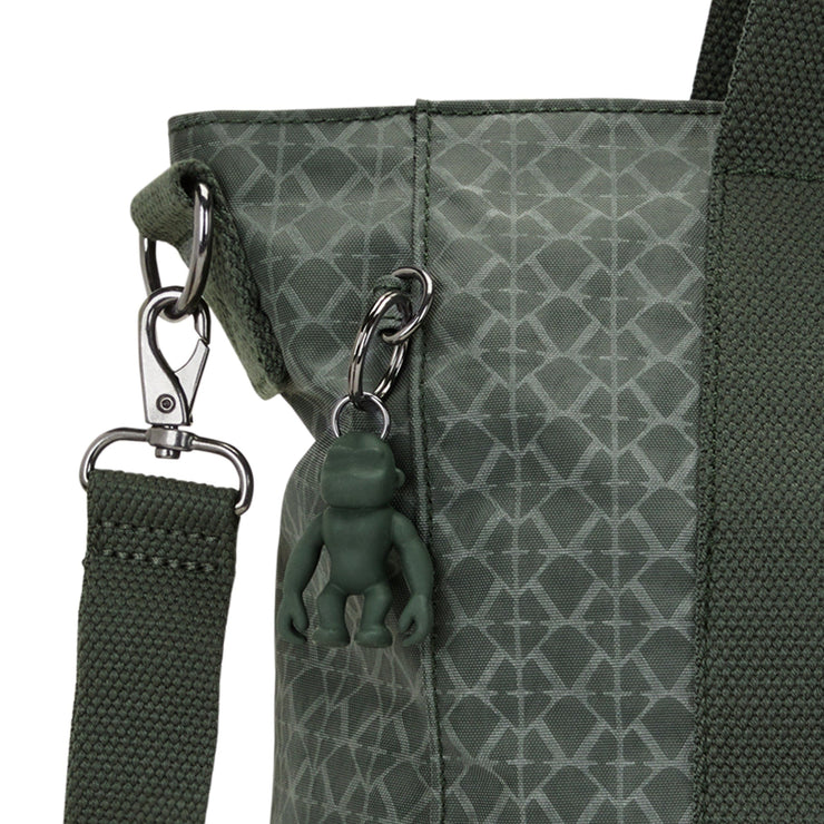 Kipling-Asseni-Large Tote (With Removable Shoulderstrap)-Sign Green Embosse-I5651-F6C