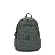 KIPLING-Delia-Medium Backpack-Sign Green Embosse-I5695-F6C