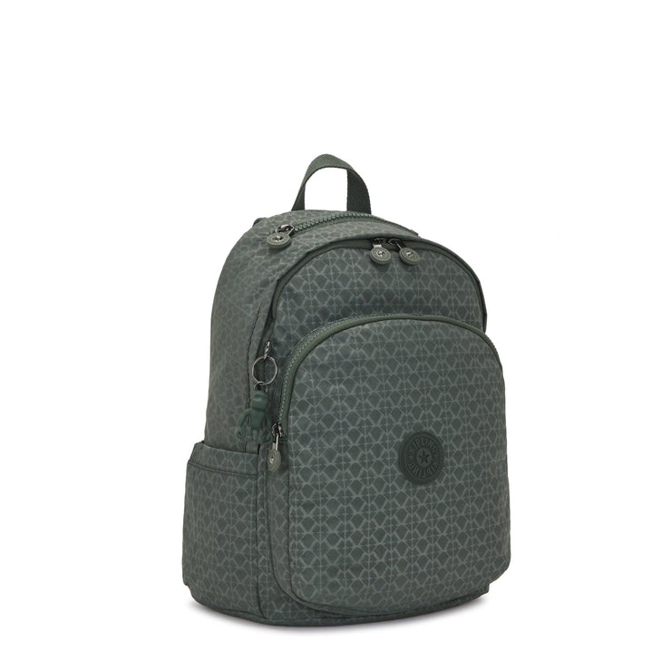 Kipling-Delia-Medium Backpack-Sign Green Embosse-I5695-F6C