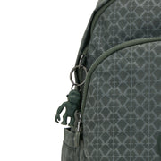 Kipling-Delia-Medium Backpack-Sign Green Embosse-I5695-F6C