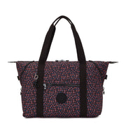 KIPLING-Art M-Large Tote-Happy Squares-I6004-B3X