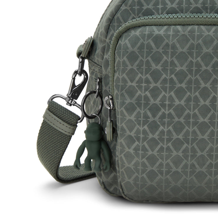 Kipling-Cool Defea-Medium Shoulderbag (With Removable Shoulderstrap)-Sign Green Embosse-I6017-F6C