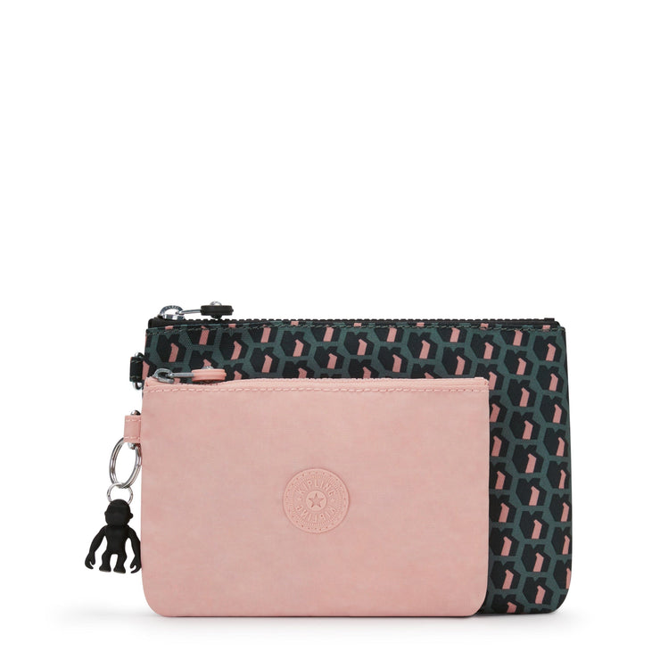 KIPLING-Duo Pouch-2 Pouches-3D K Pink-I6033-E1A