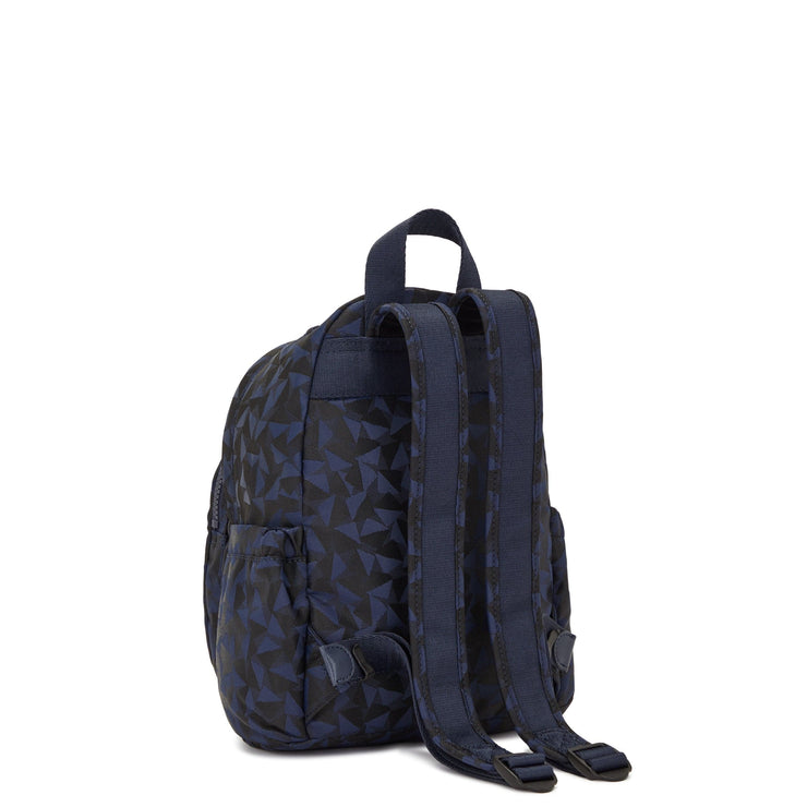 Kipling-Delia Mini-Small Backpack-Endless Navy Jacquard-I6217-3Qa