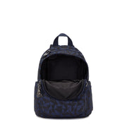 Kipling-Delia Mini-Small Backpack-Endless Navy Jacquard-I6217-3Qa