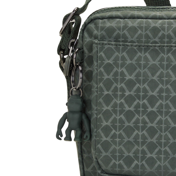 Kipling-Abanu M-Medium Crossbody-Sign Green Embosse-I6831-F6C