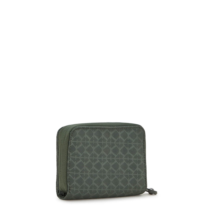 Kipling-Money Love-Medium Wallet-Sign Green Embosse-I7276-F6C