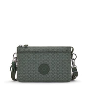 KIPLING-Riri-Small Crossbody (With Removable Strap)-Sign Green Embosse-I7502-F6C