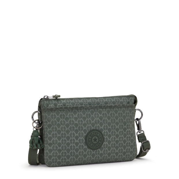 Kipling-Riri-Small Crossbody (With Removable Strap)-Sign Green Embosse-I7502-F6C