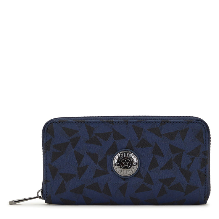 KIPLING-New Imali-Large Wallet-Endless Navy Jacquard-I7503-3QA