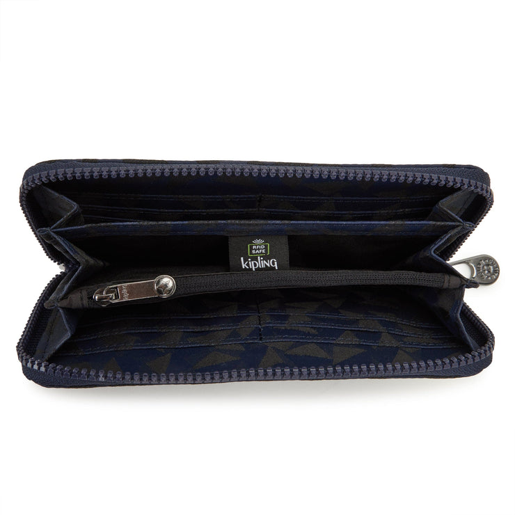 Kipling-New Imali-Large Wallet-Endless Navy Jacquard-I7503-3Qa