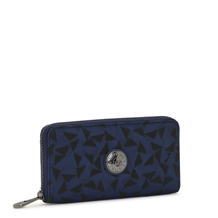 Kipling-New Imali-Large Wallet-Endless Navy Jacquard-I7503-3Qa