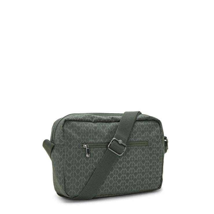 Kipling-Albena M-Medium Crossbody-Sign Green Embosse-I7578-F6C