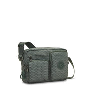 Kipling-Albena M-Medium Crossbody-Sign Green Embosse-I7578-F6C