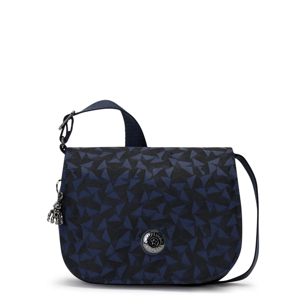 KIPLING-Loreen M-Crossbody-Endless Navy Jacquard-I7595-3QA